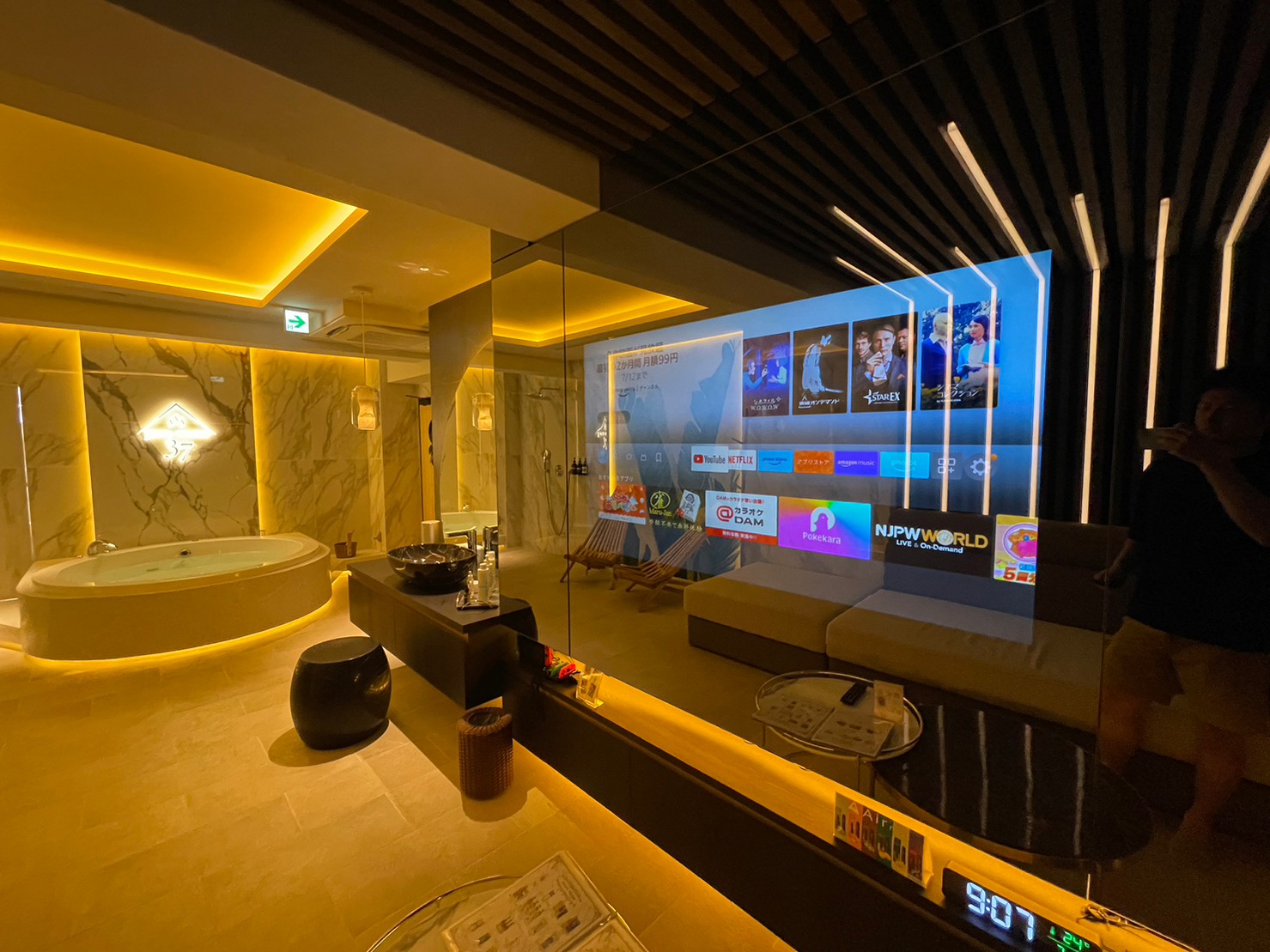 パラサウナ37】秋葉原の女子ウケ間違いなしのラグジュアリーなプライベートサウナでセルフロウリュとジャグジー付の水風呂を体験！サウナの専門商社