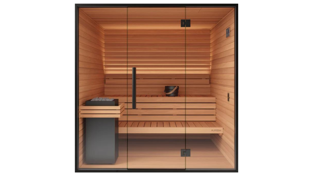 屋外用サウナ "Auroom Mira L" -北欧産-（5-6人用 / 屋外用 / 家庭用サウナ / 事業用サウナ）