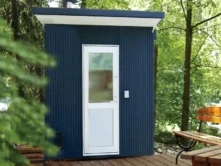 ベルウッドホールディングス　屋外用サウナ