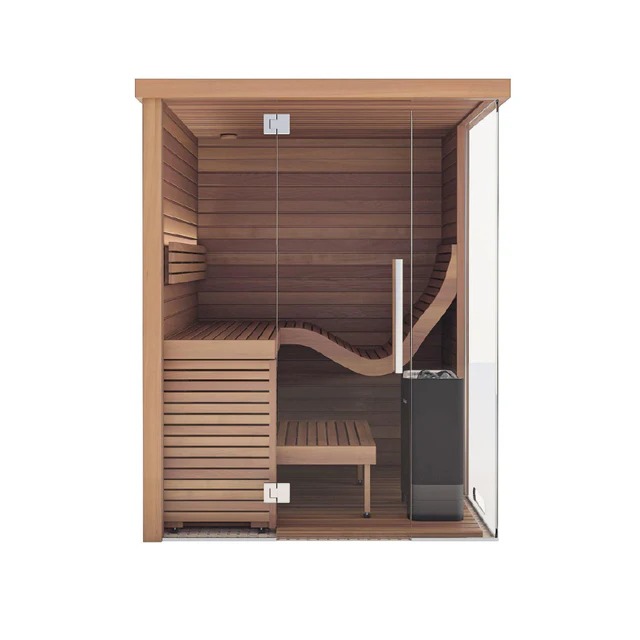 【田中亜土夢モデル】Auroom Cala Suite Corner 北欧産（2-3人用 / 家庭用サウナ / 事業用サウナ）- 屋内用サウナ -