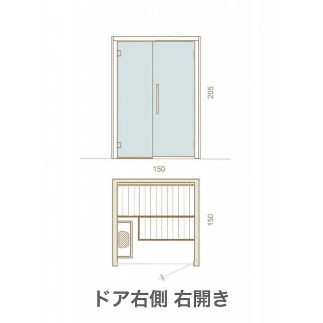 【藤森慎吾氏導入モデル】北欧産キャビンサウナ Auroom Cala Glass（2-3人用 / 1番人気 / 家庭用サウナ / 事業用サウナ）
