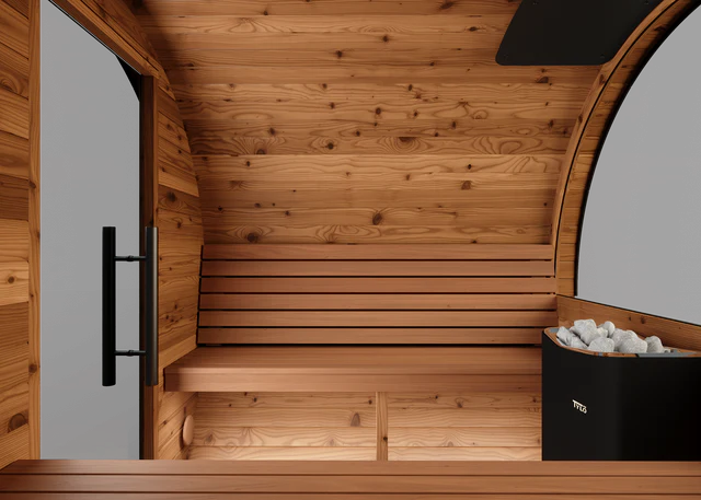 北欧産バレルサウナ 1.8m(4-6人用 / Home Model / 1番人気サイズ / 耐用年数20年以上)