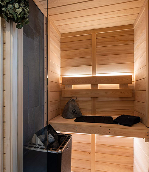 【電気】ガラスドア ~ MySauna Box Type 1名用 - 屋内用サウナ -