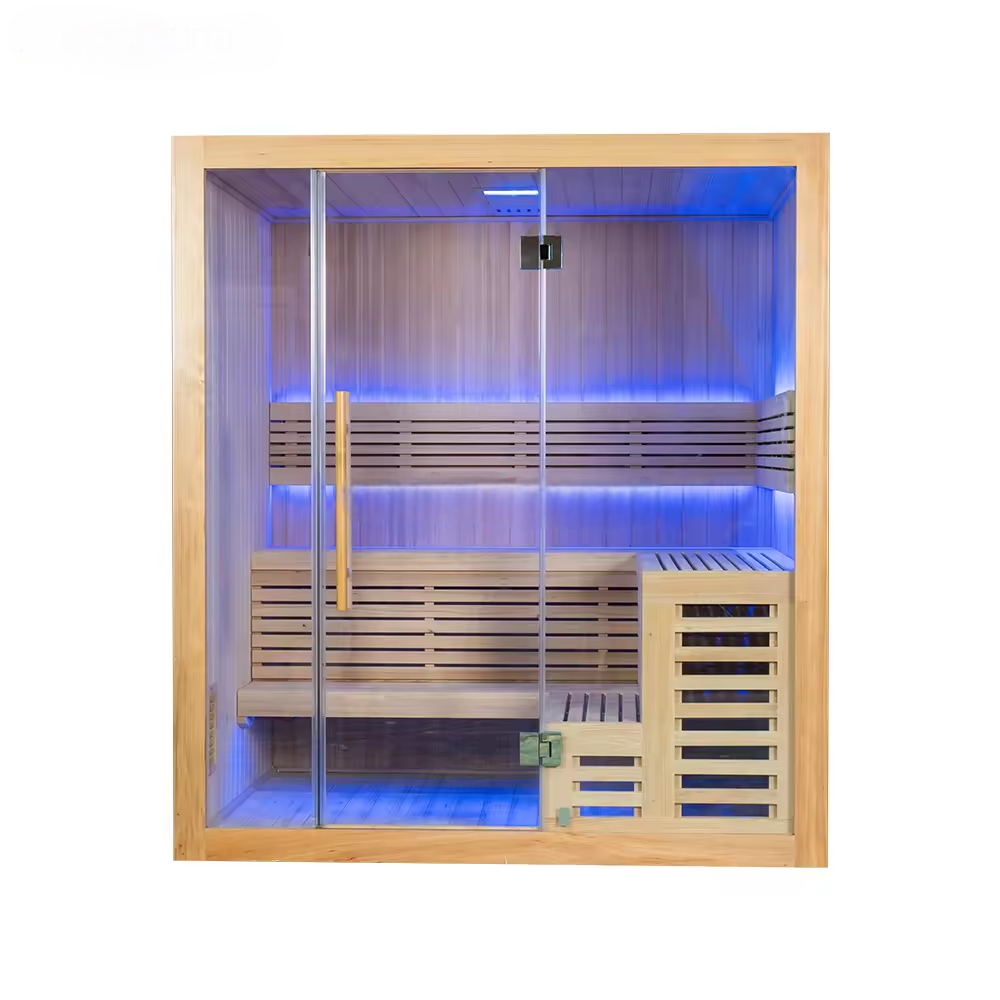 【電気】INDOOR SAUNA 室内向けサウナ L字型ベンチモデル 1200×2000×2000