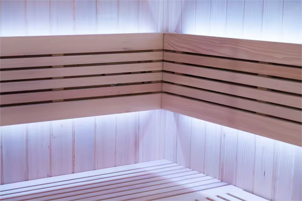 屋内用サウナINDOOR SAUNA　L字型ベンチ