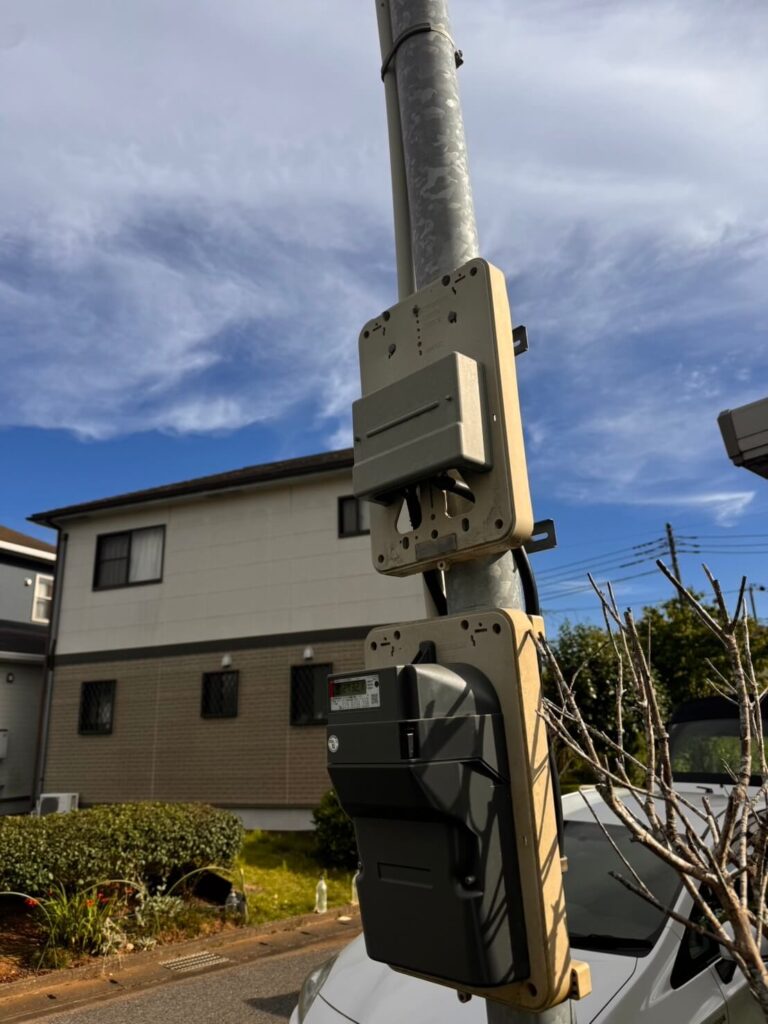 ポール 分電盤 増設 サウナ
