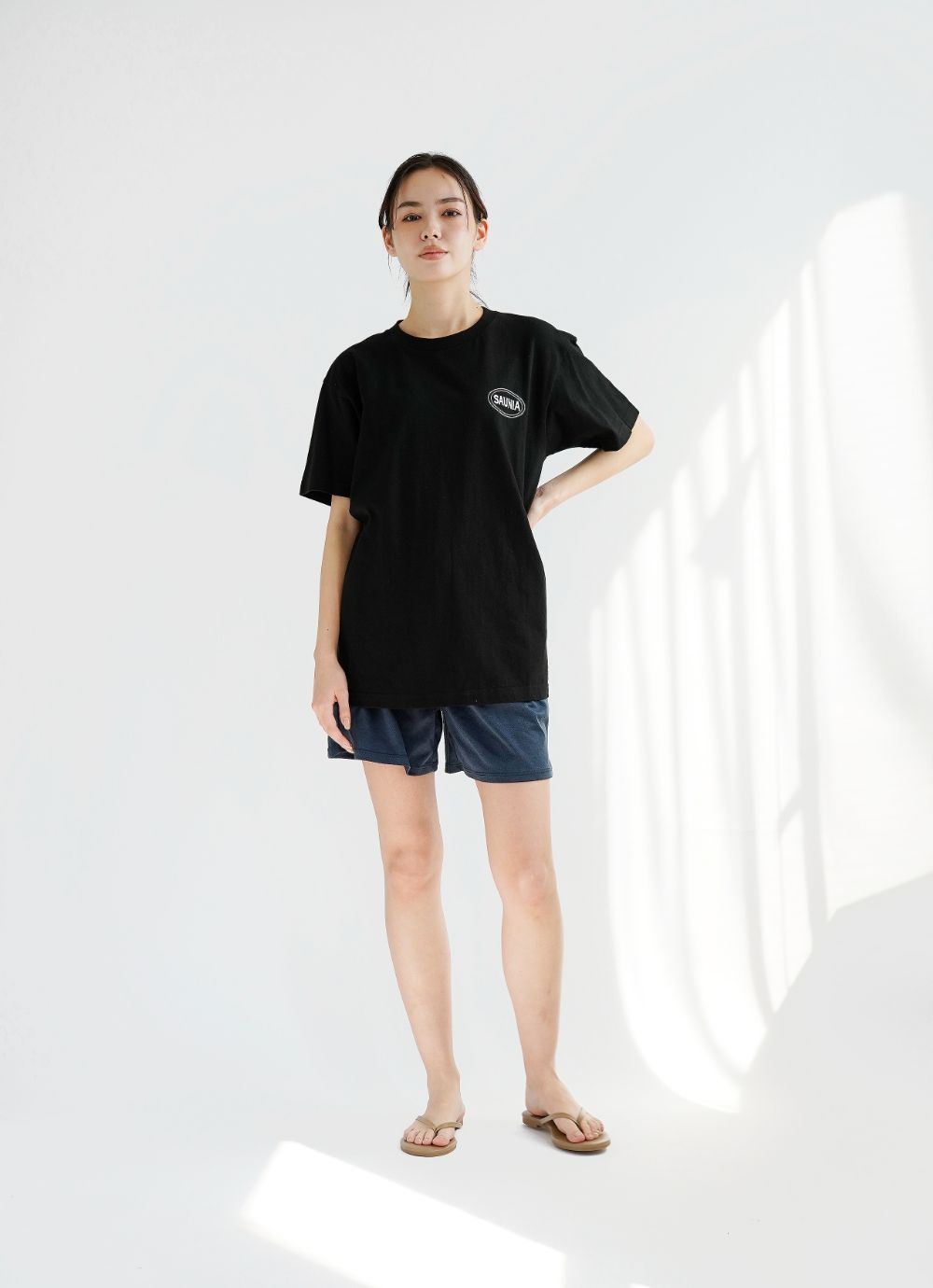 サウニアオリジナル　Tシャツ　BLACK