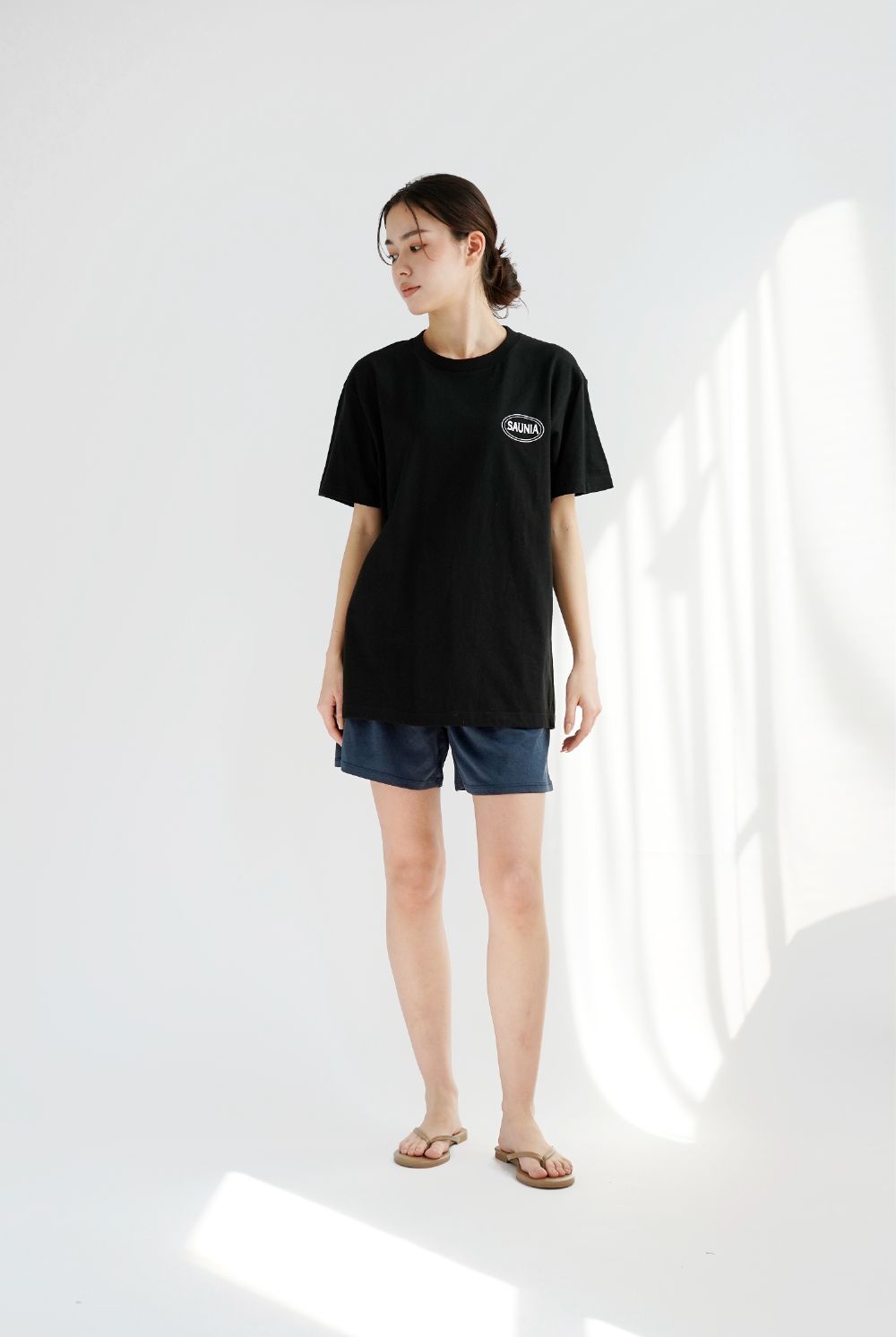 サウニアオリジナル　Tシャツ　BLACK