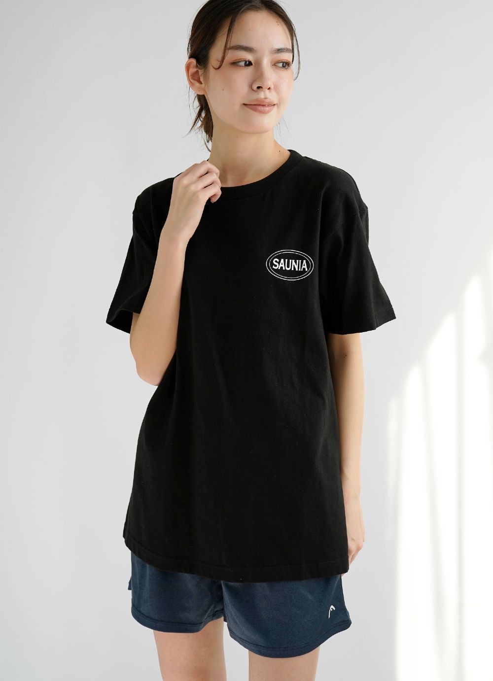 サウニアオリジナル　Tシャツ　BLACK