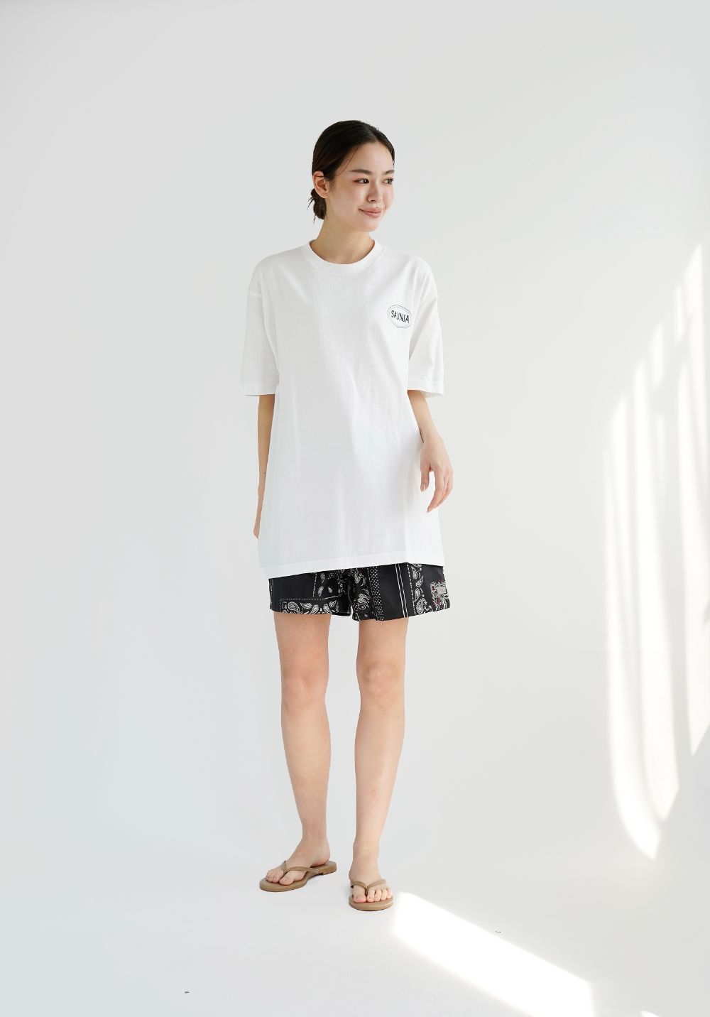 サウニアオリジナル　Tシャツ　ホワイト　M