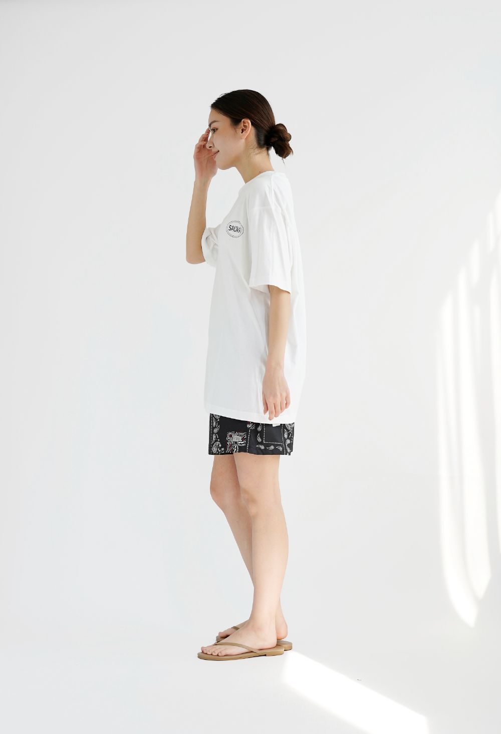 サウニアオリジナル　Tシャツ　ホワイト　M