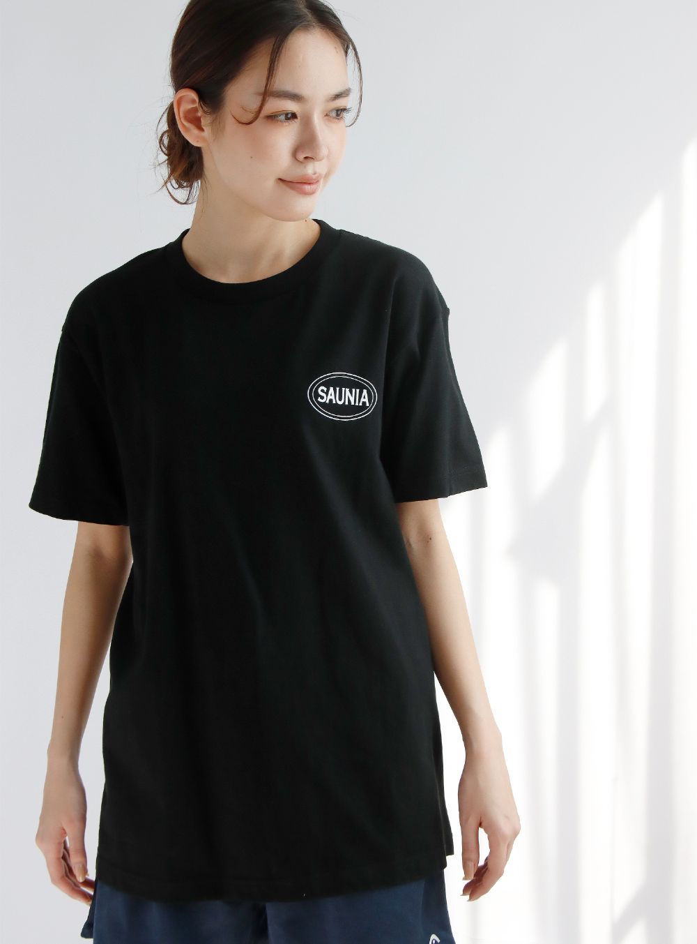 サウニアオリジナル　Tシャツ　BLACK