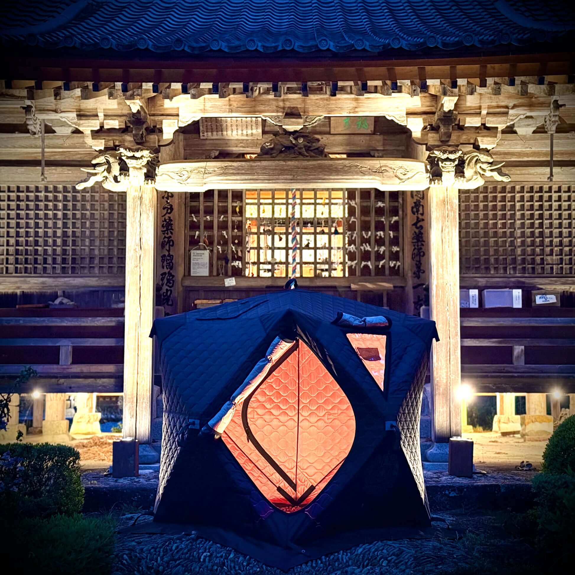 SAUNA TENT MINI2(サウナテントミニ2) HxGN BLACK 1人~2人用 テント単品