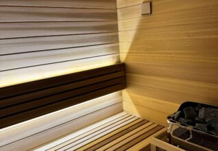 屋内用サウナレッドシダーベンチ