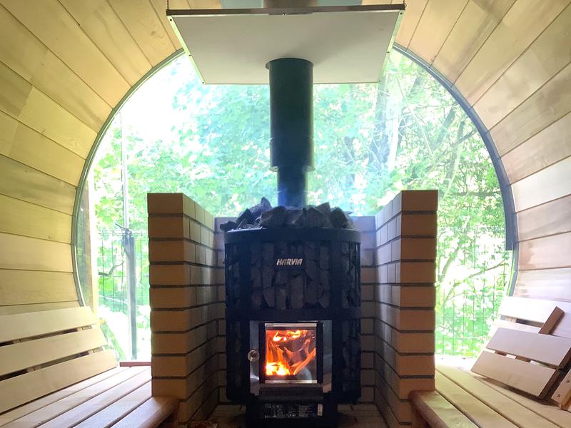 薪サウナストーブ　バレルサウナ