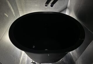 五右衛門風呂にチラー配管し水風呂化しました