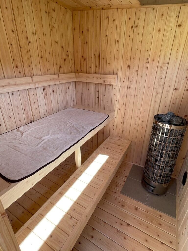 自宅　家庭用サウナ　屋外用