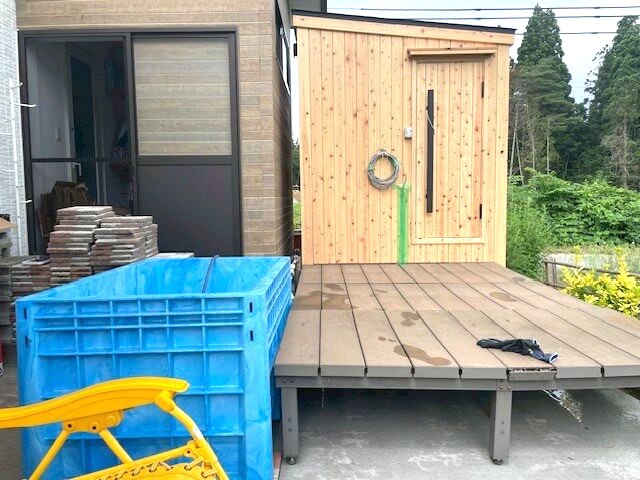 屋外用BOXサウナ 家庭用サウナ