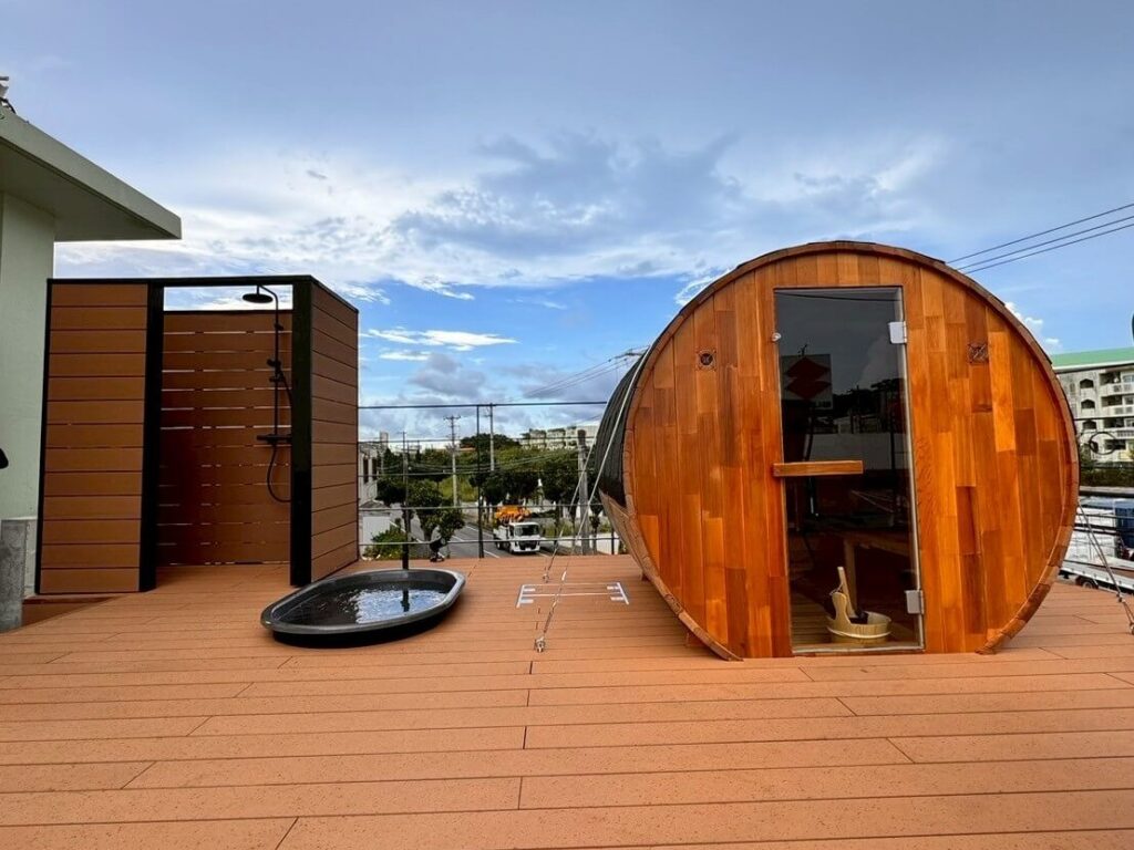 バレルサウナ　沖縄ショールーム