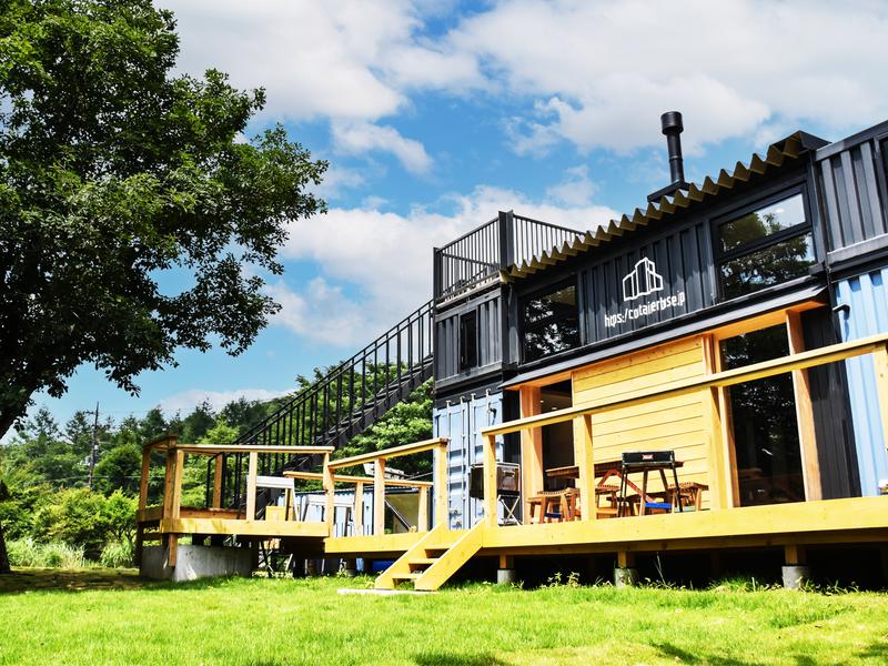 HAKOIRISAUNA コンテナワークスin山中湖（山中湖村）