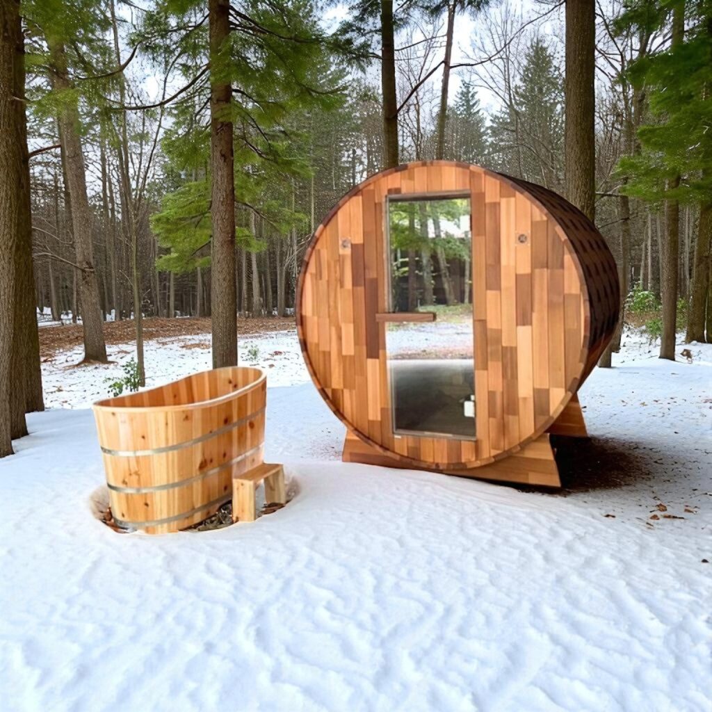 ストーブ込 バレルサウナ2名用1800×1500