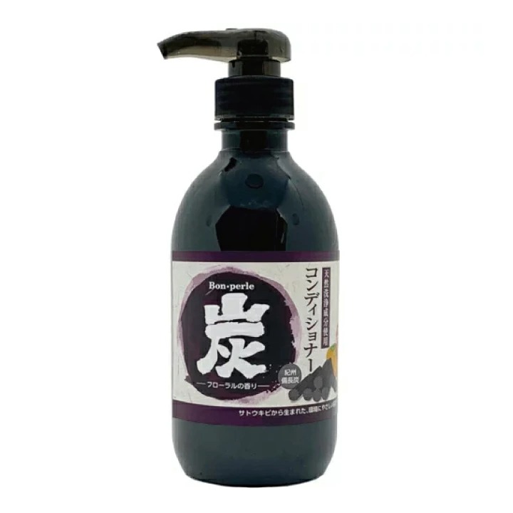 ボン・ペルル　炭コンディショナー 530ml　毛穴　加齢臭　皮脂　備長炭