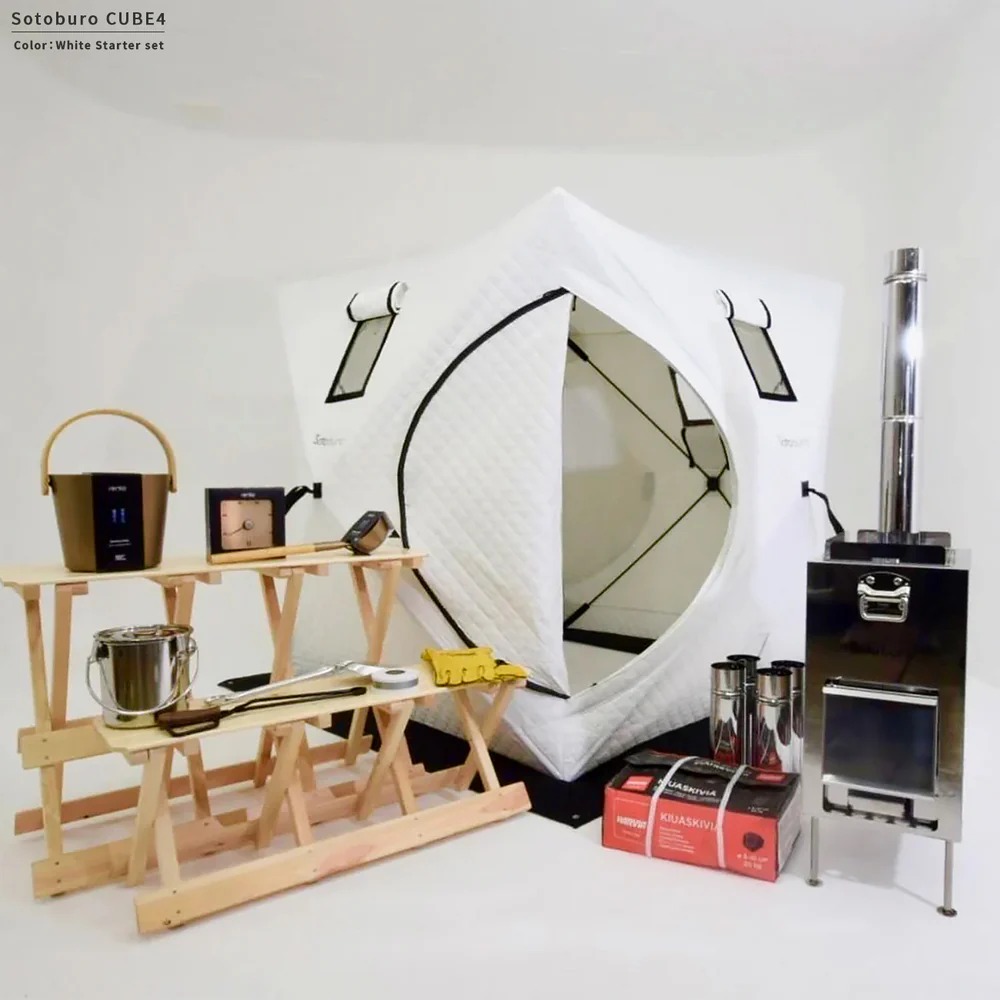 Sotoburo テントサウナ スターターセット4人用　ホワイト