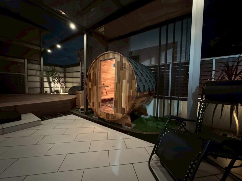 小型バレルサウナ