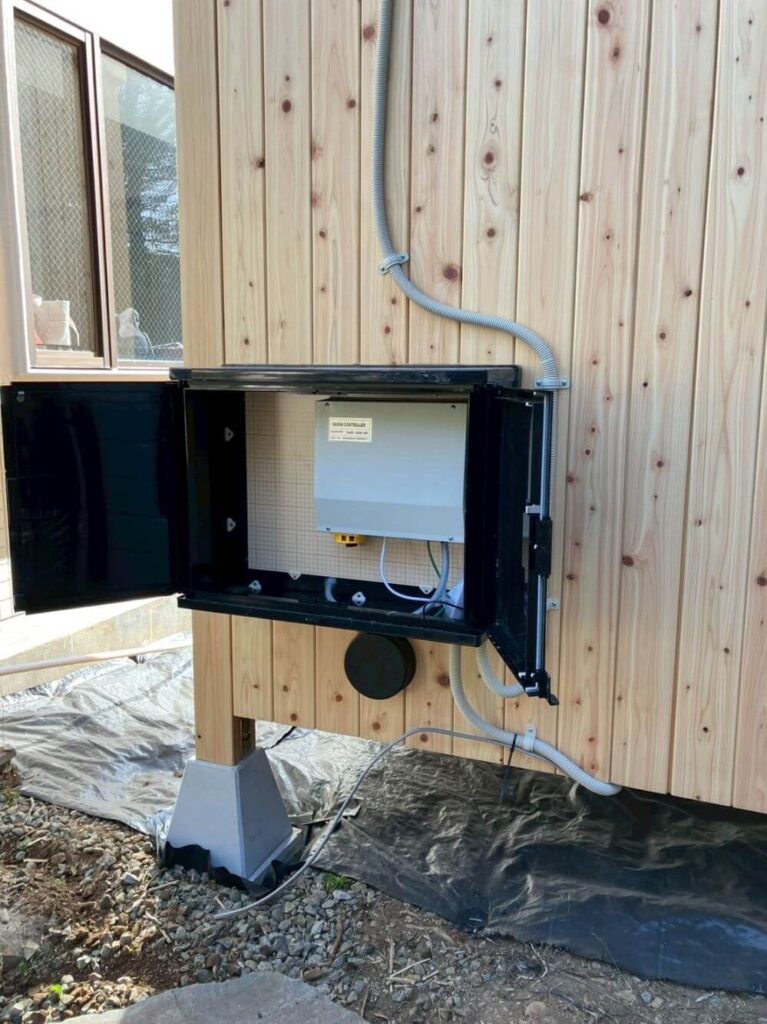 民泊物件 屋外サウナ