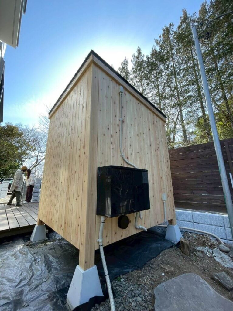 民泊物件 屋外サウナ