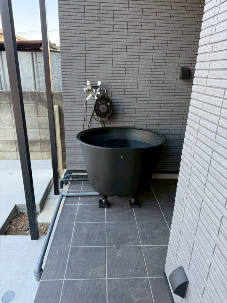 自宅用五右衛門浴槽 冷却チラー 水風呂
