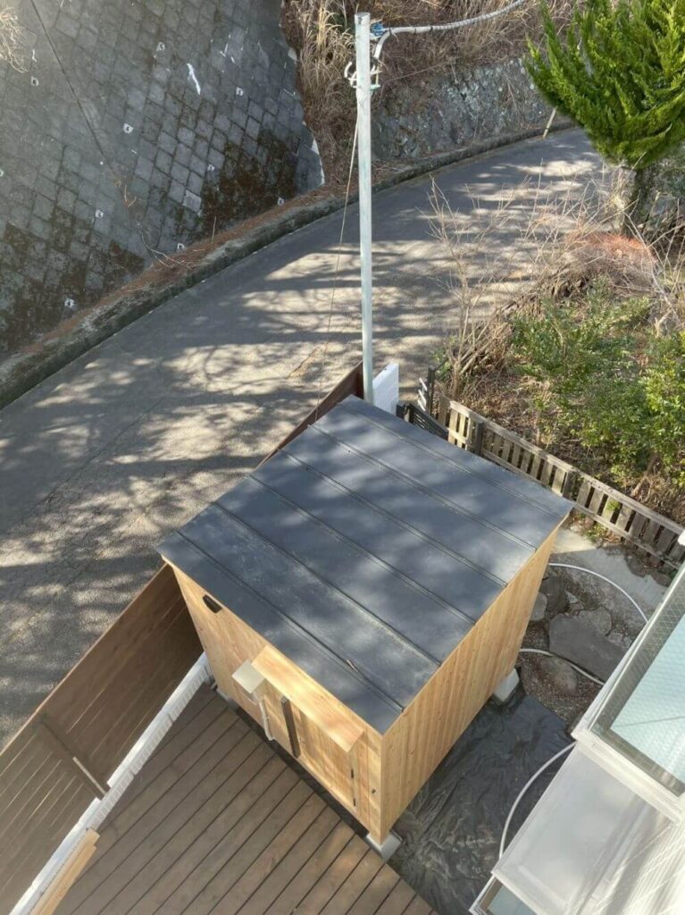 民泊物件 屋外サウナ