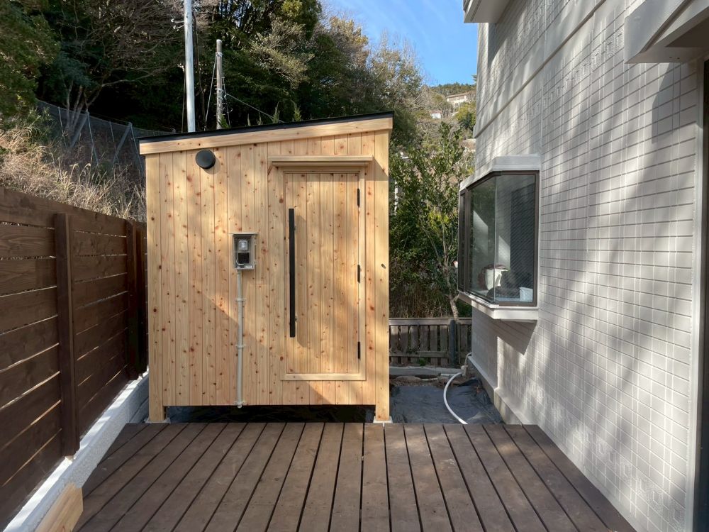 民泊物件 屋外サウナ