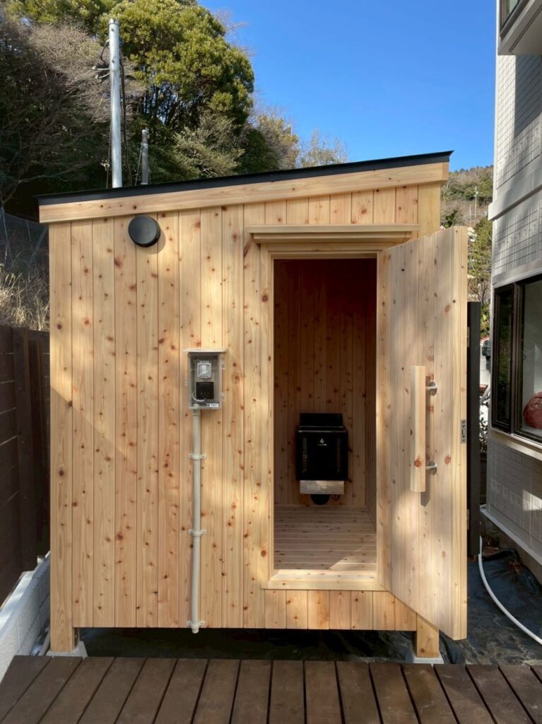 民泊物件 屋外サウナ