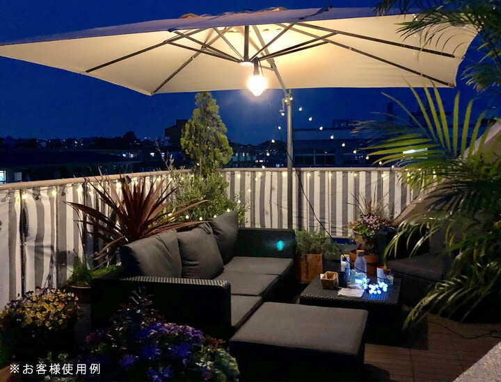 4点セット 3人掛けガーデンソファー・シングルソファ・フットスツール（オットマン）・テーブル ケター（KETER） サルタ