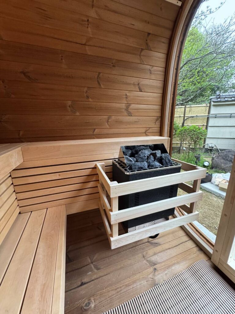 屋外型自宅サウナ 導入施工事例