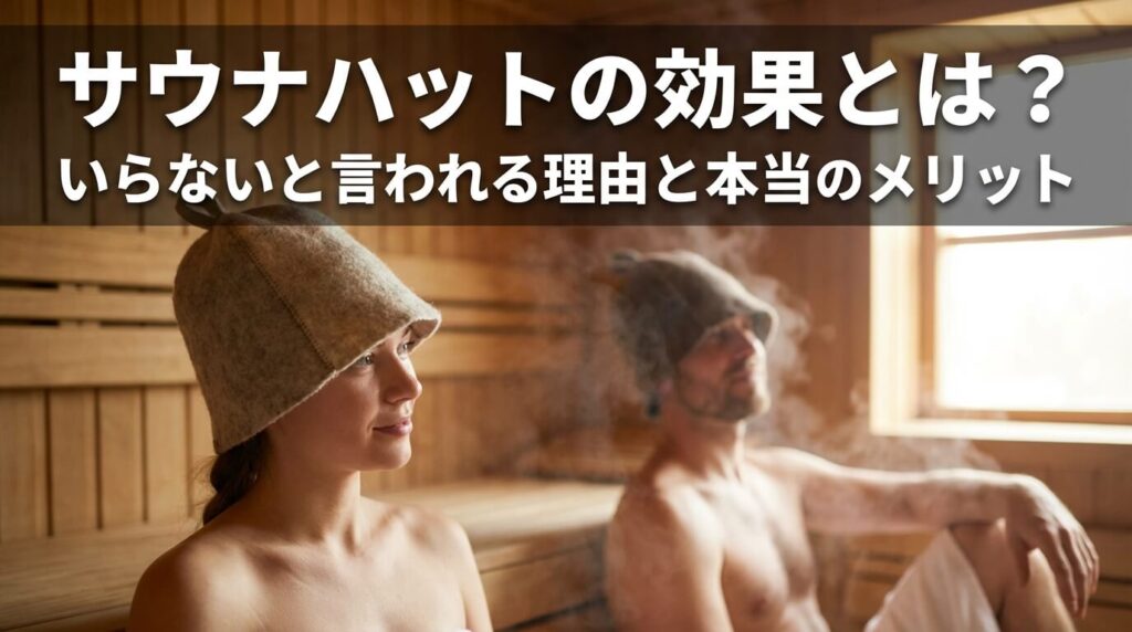サウナハットの効果とは?いらないと言われる理由と本当のメリット