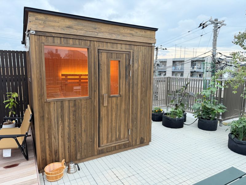 都内 屋上サウナ 屋外用サウナ 水風呂チラー 導入事例