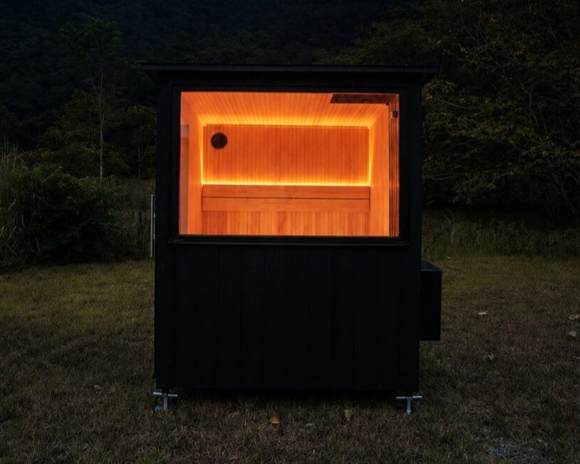 MORI SAUNA YAKISUGI ～5名用 国産焼杉の屋外用サウナ